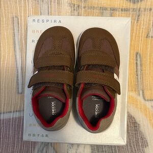 Geox Kids' Sneakers in Brown and Red